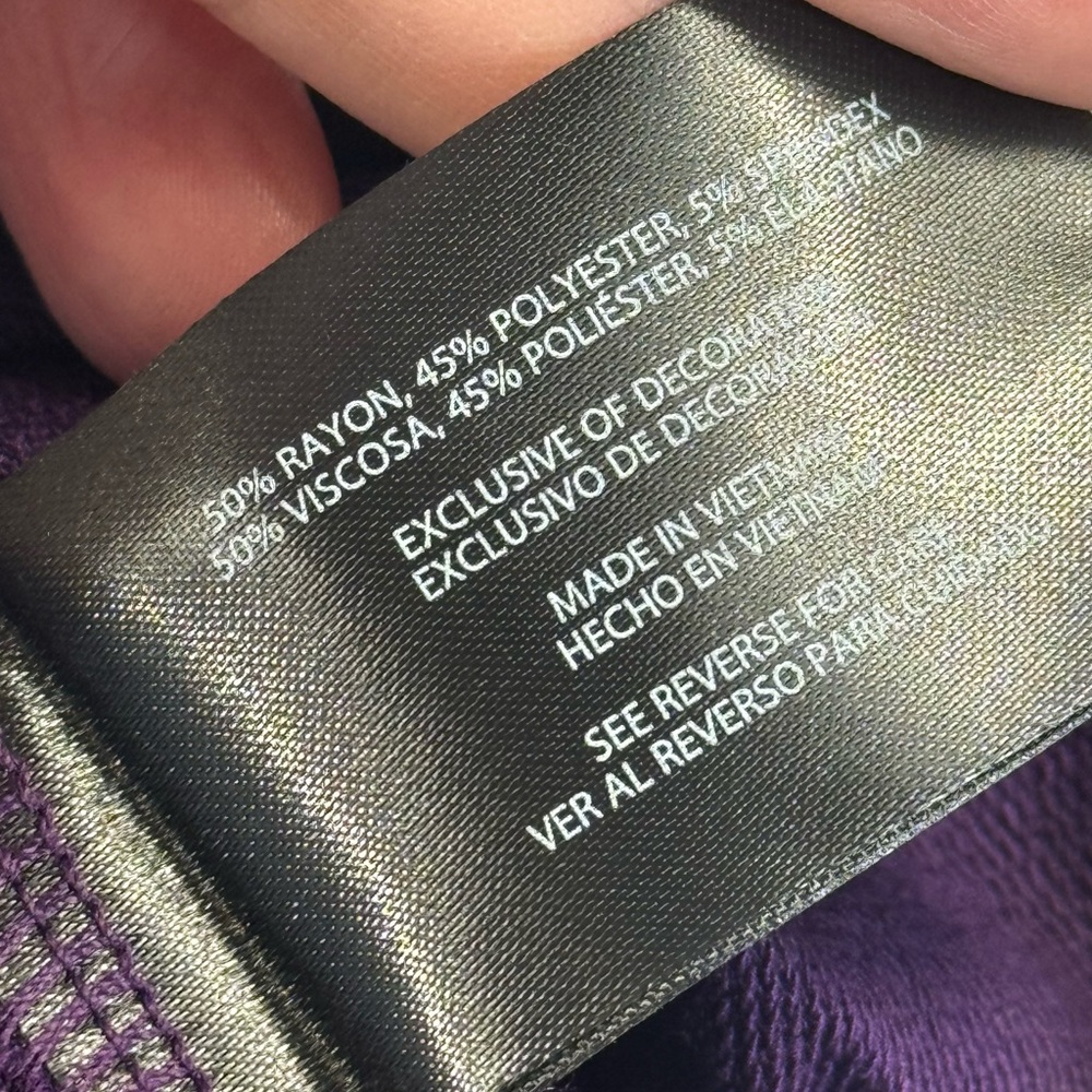 Banana Republic Boatneck Long Sleeve Top Rayon Blend Stretch Tee New - Picture 4 of 6